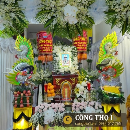 Hoa tươi trang trí tang lễ Công Thọ I