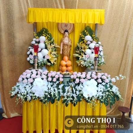 Không gian tang lễ trang trọng do Công Thọ I thực hiện