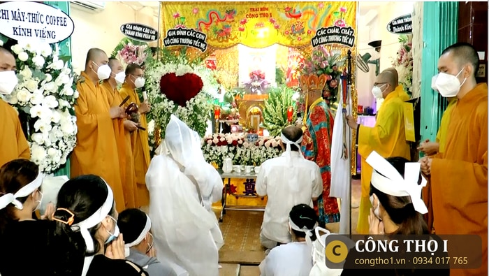 Nghi lễ cầu siêu tang lễ Công Thọ I