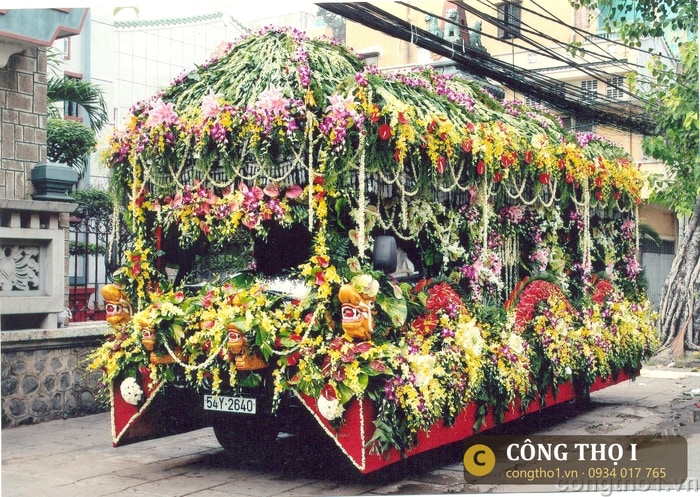 Xe hoa tang lễ kết hoa tươi Công Thọ I